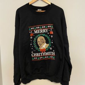 Mike Tyson Christmas Crewneck Sweater